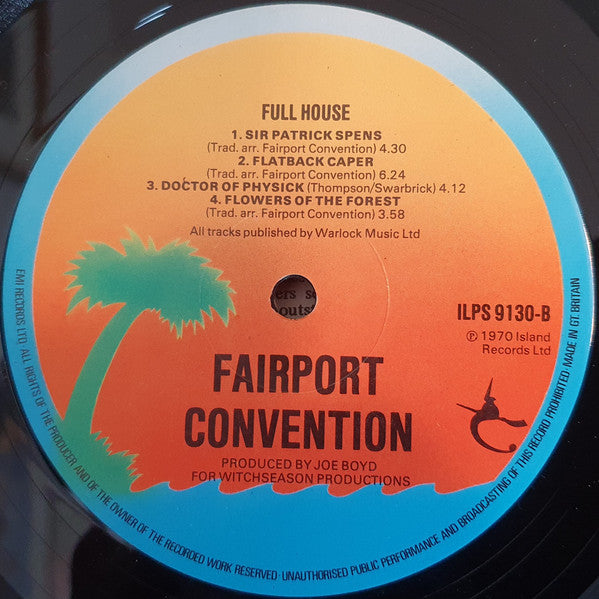 Fairport Convention : Full House (LP, Album, RE, Ora)