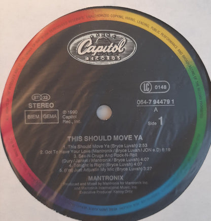 Mantronix : This Should Move Ya (LP, Album, Bon)