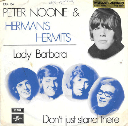 Peter Noone & Herman's Hermits : Lady Barbara (7", Single)