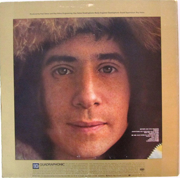 Paul Simon : Paul Simon (LP, Album, Quad, San)