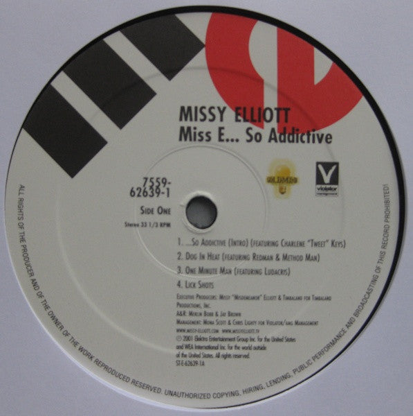 Missy Elliott : Miss E ...So Addictive (2xLP, Album)