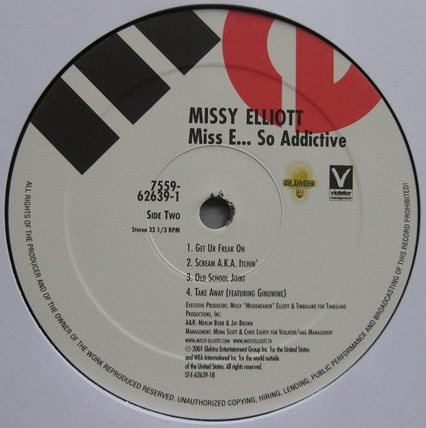 Missy Elliott : Miss E ...So Addictive (2xLP, Album)