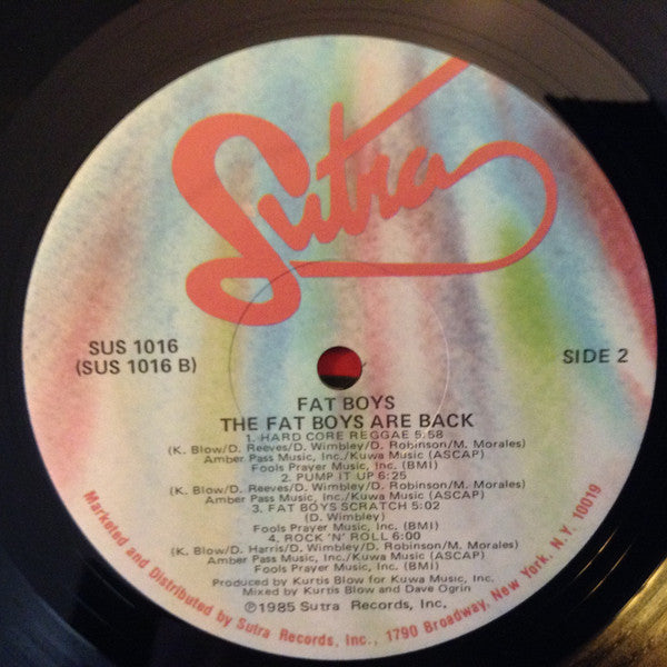 Fat Boys : The Fat Boys Are Back (LP, Album)