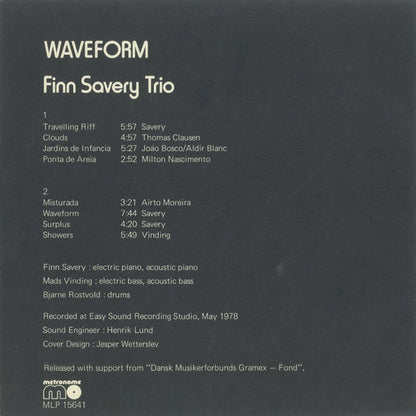 Finn Savery Trio : Waveform (LP, Album)