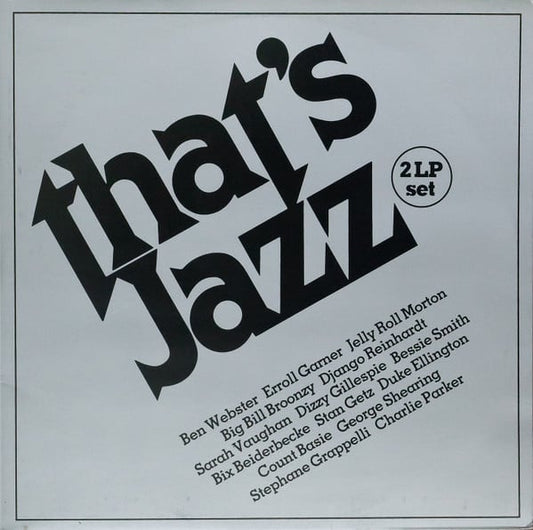 Various : That's Jazz 1 (2xLP, Comp)