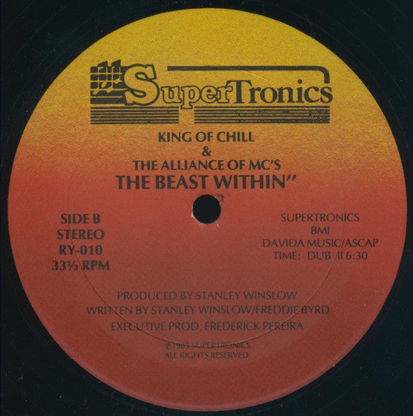 The King Of Chill & Alliance (2) : The Beast Within (12")