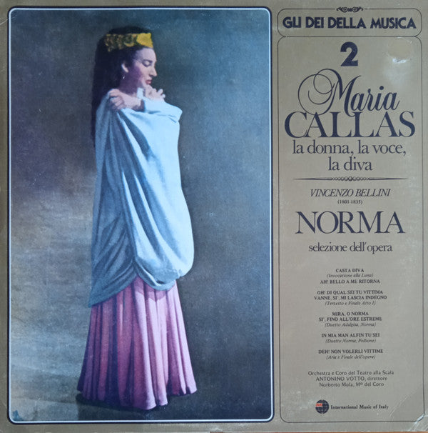 Vincenzo Bellini - Maria Callas, Orchestra Del Teatro Alla Scala e Coro Del Teatro Alla Scala, Antonino Votto : Norma (Selezione Dell' Opera) (LP)