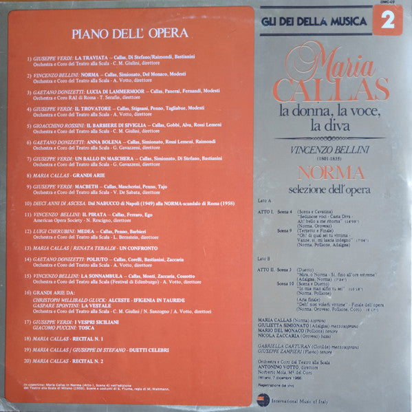 Vincenzo Bellini - Maria Callas, Orchestra Del Teatro Alla Scala e Coro Del Teatro Alla Scala, Antonino Votto : Norma (Selezione Dell' Opera) (LP)