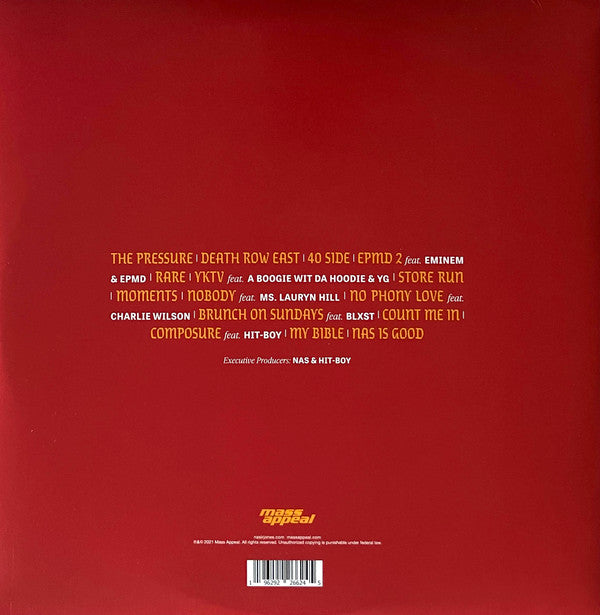 Nas : King's Disease II (2xLP, Album, Gol)