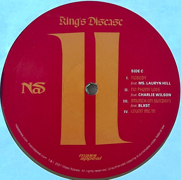 Nas : King's Disease II (2xLP, Album, Gol)