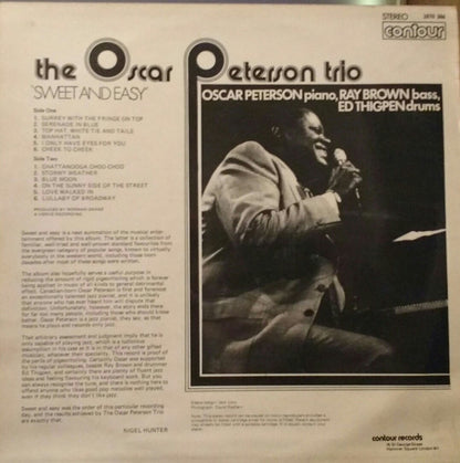 The Oscar Peterson Trio : Sweet And Easy (LP, Comp, RE)