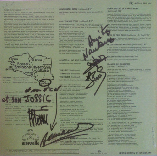 Tri Yann : Suite Gallaise (LP, Album)