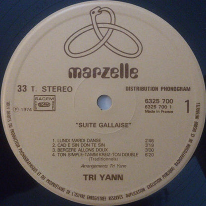 Tri Yann : Suite Gallaise (LP, Album)