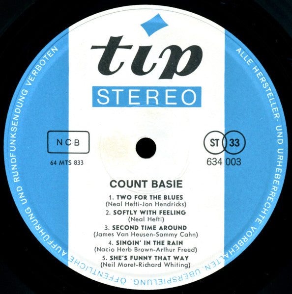 Count Basie : Count Basie (LP, Comp, RE)