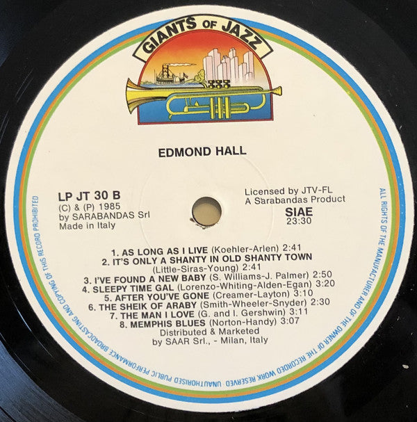 Edmond Hall : Edmond Hall (LP, Comp)