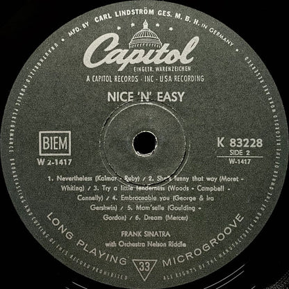 Frank Sinatra : Nice 'N' Easy (LP, Album)