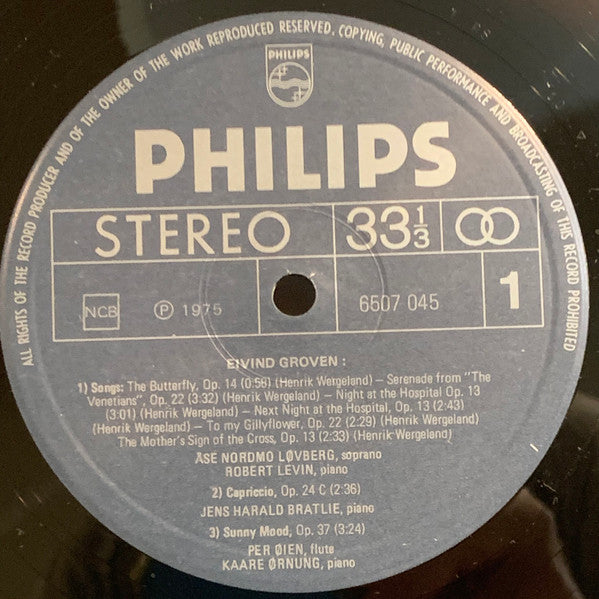 Eivind Groven : Contemporary Music From Norway (LP, Comp)