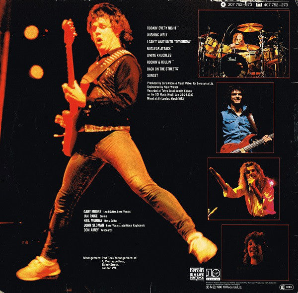 Gary Moore : Rockin' Every Night - Live In Japan (LP, Album)