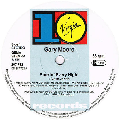 Gary Moore : Rockin' Every Night - Live In Japan (LP, Album)