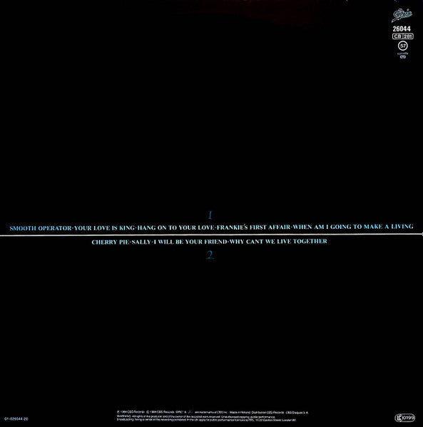 Sade : Diamond Life (LP, Album, RP, Gre)