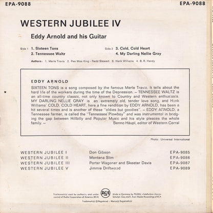 Eddy Arnold : Western Jubilee IV (7", EP)