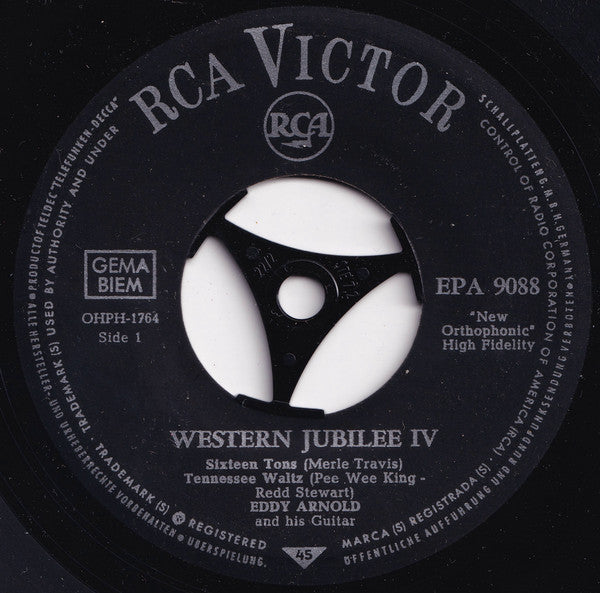 Eddy Arnold : Western Jubilee IV (7", EP)