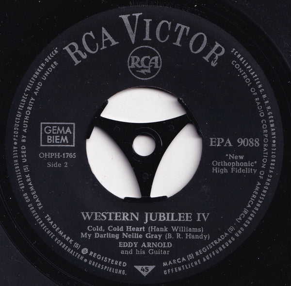 Eddy Arnold : Western Jubilee IV (7", EP)