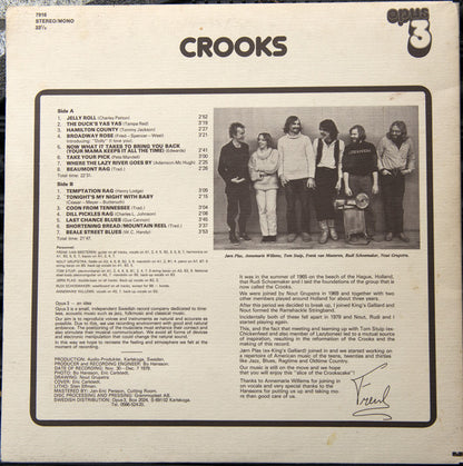 Crooks (4) : Crooks (LP, Gat)