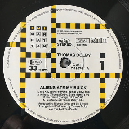Thomas Dolby : Aliens Ate My Buick (LP, Album)