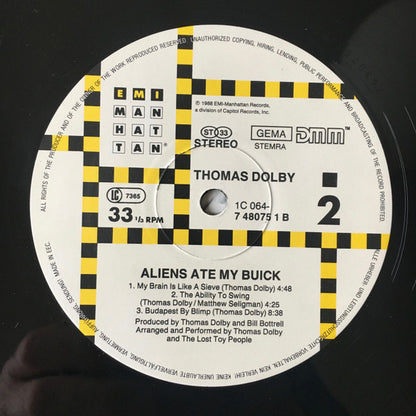 Thomas Dolby : Aliens Ate My Buick (LP, Album)