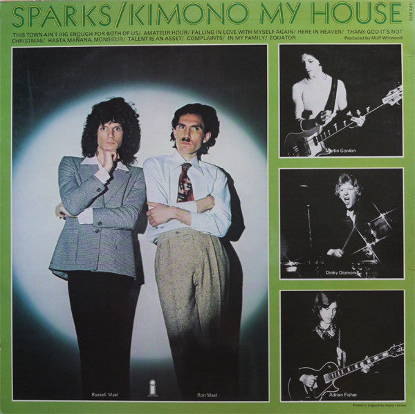 Sparks : Kimono My House (LP, Album, EMI)