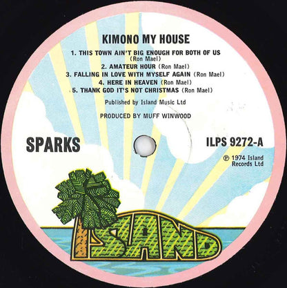 Sparks : Kimono My House (LP, Album, EMI)