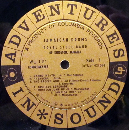 Royal Steel Band : Jamaican Drums (LP, Album)
