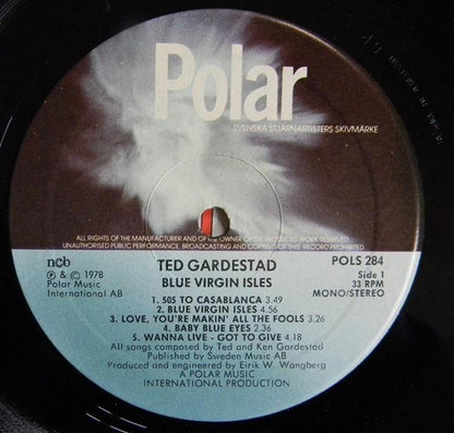 Ted Gärdestad : Blue Virgin Isles (LP, Album)