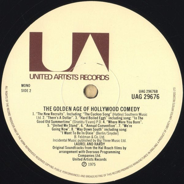 Laurel & Hardy : The Golden Age Of Hollywood Comedy (LP, Comp, Mono, Gat)