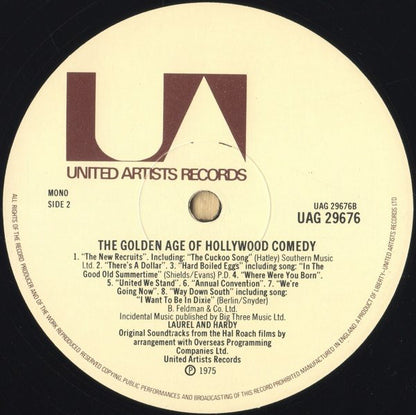 Laurel & Hardy : The Golden Age Of Hollywood Comedy (LP, Comp, Mono, Gat)