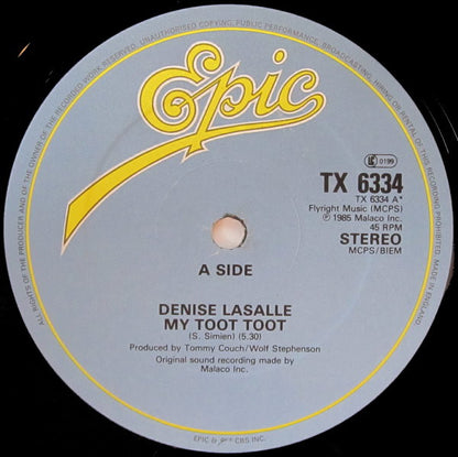 Denise LaSalle : My Toot Toot (12")