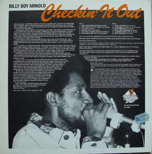 Billy Boy Arnold : Checkin' It Out (LP)