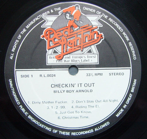 Billy Boy Arnold : Checkin' It Out (LP)