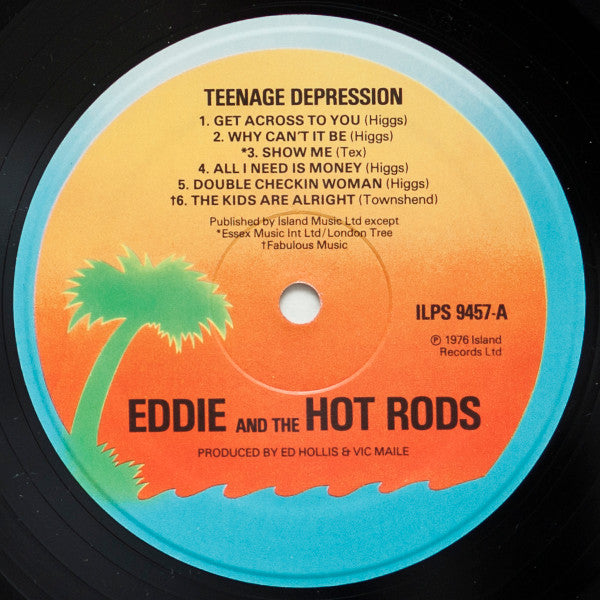 Eddie And The Hot Rods : Teenage Depression (LP, Album)