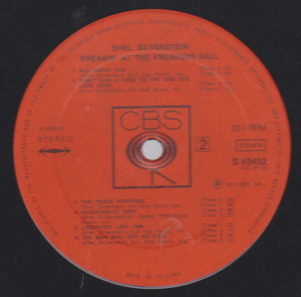 Shel Silverstein : Freakin' At The Freakers Ball (LP, Album)