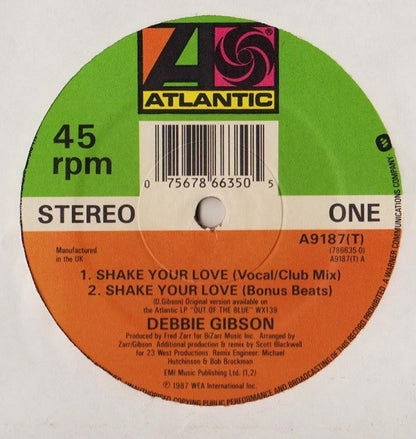 Debbie Gibson : Shake Your Love (12")