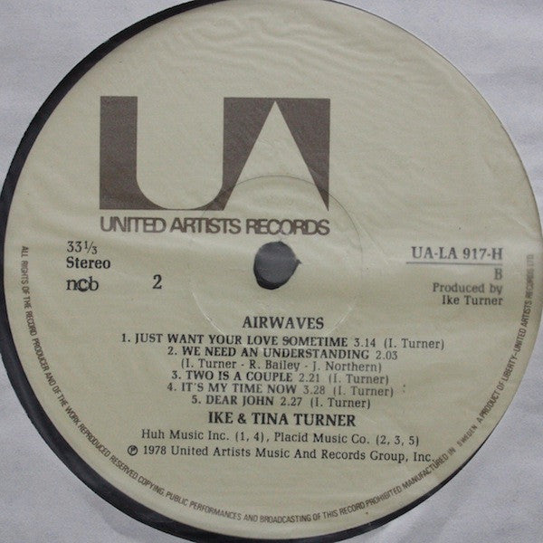 Ike & Tina Turner : Airwaves (LP, Album)