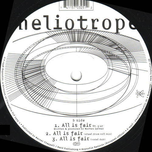 Heliotrope : Is It You? / All Is Fair (12")