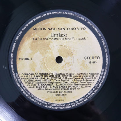 Milton Nascimento : Ao Vivo (LP, Album, Gat)