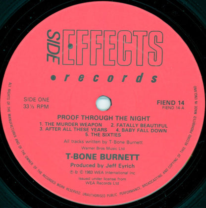 T-Bone Burnett : Proof Through The Night (LP, Album)