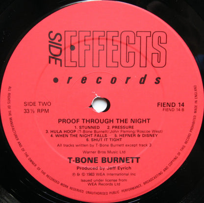 T-Bone Burnett : Proof Through The Night (LP, Album)