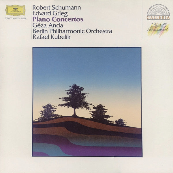 Robert Schumann, Edvard Grieg, Géza Anda, Berliner Philharmoniker, Rafael Kubelik : Piano Concertos (LP, RM)