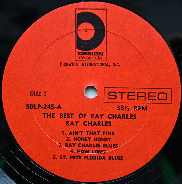 Ray Charles : The Best Of Ray Charles (LP, Comp)