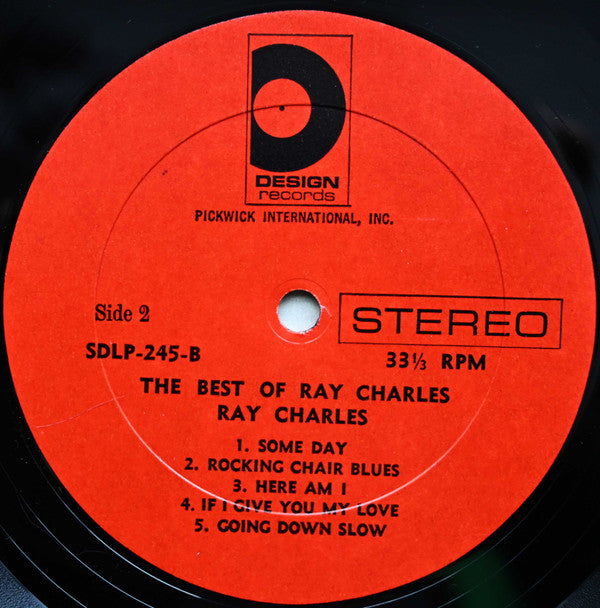 Ray Charles : The Best Of Ray Charles (LP, Comp)